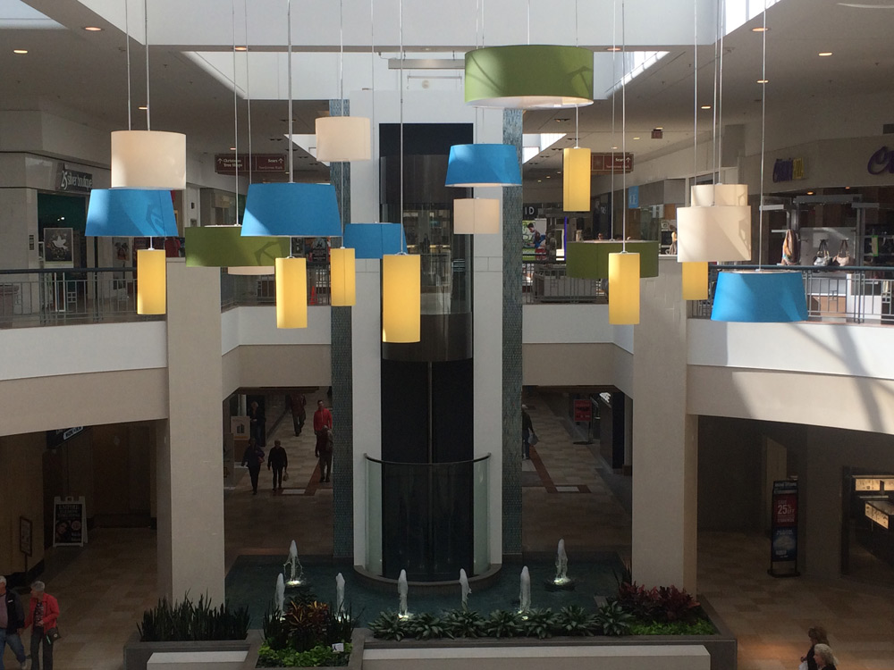 Flex Electric upgrades Colonie Center lighting.